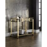 Avondale Bar Cart 5 Avondale Bar Cart 100593 100593 AVONDALE BAR CART GOLD 10