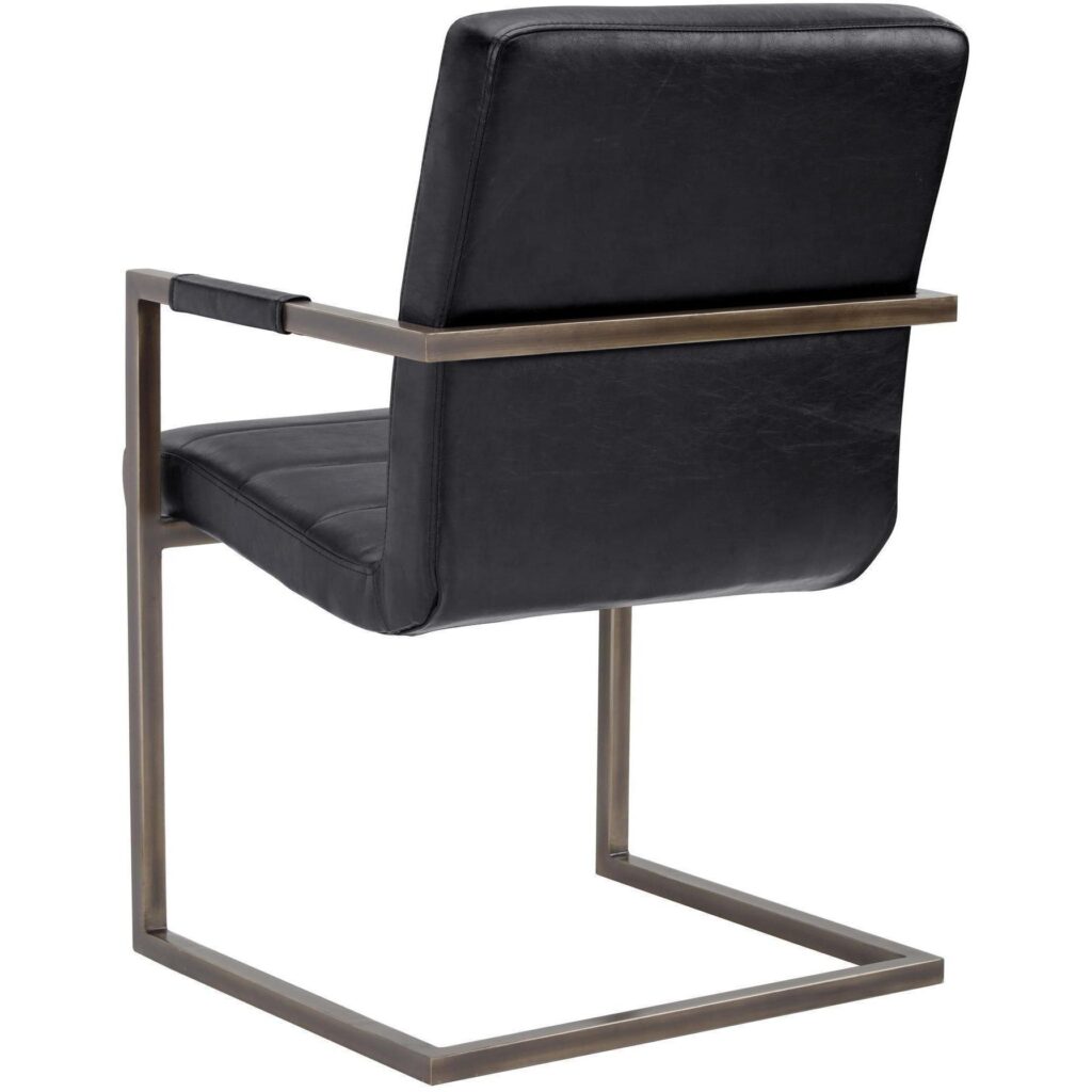 Jafar Dining Armchair - Vintage Black - Image 2