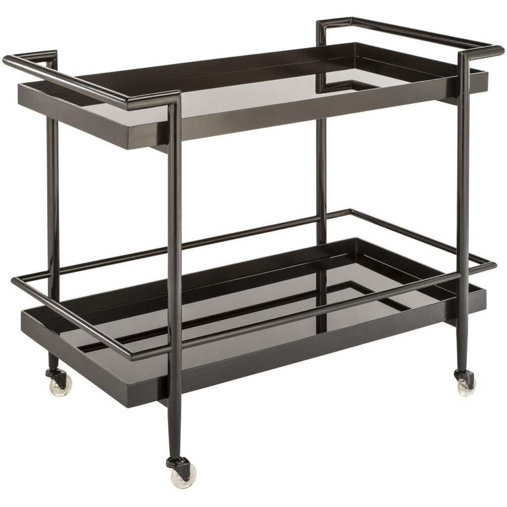 Livingston Bar Cart - Black - Image 2