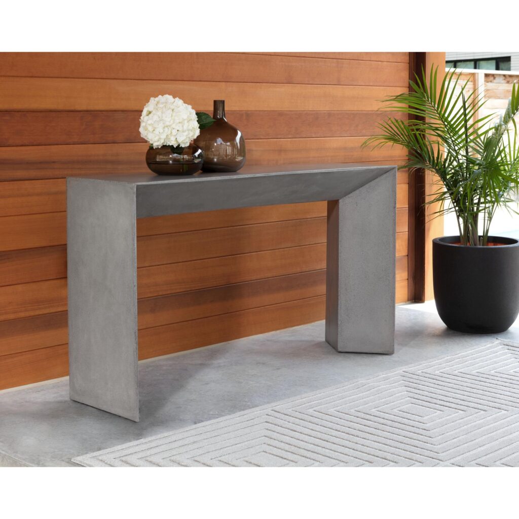 Nomad Console Table - Grey - Image 4