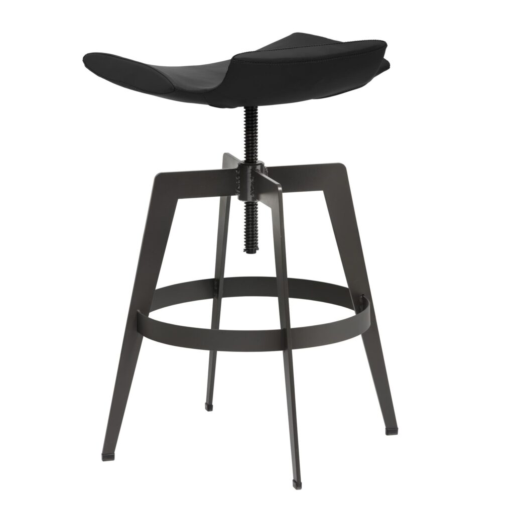 Bancroft Adjustable Stool - Onyx