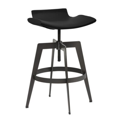 Bancroft Adjustable Stool - Onyx 101533 101533 BANCROFT ADJUSTABLE BARSTOOL BLACK