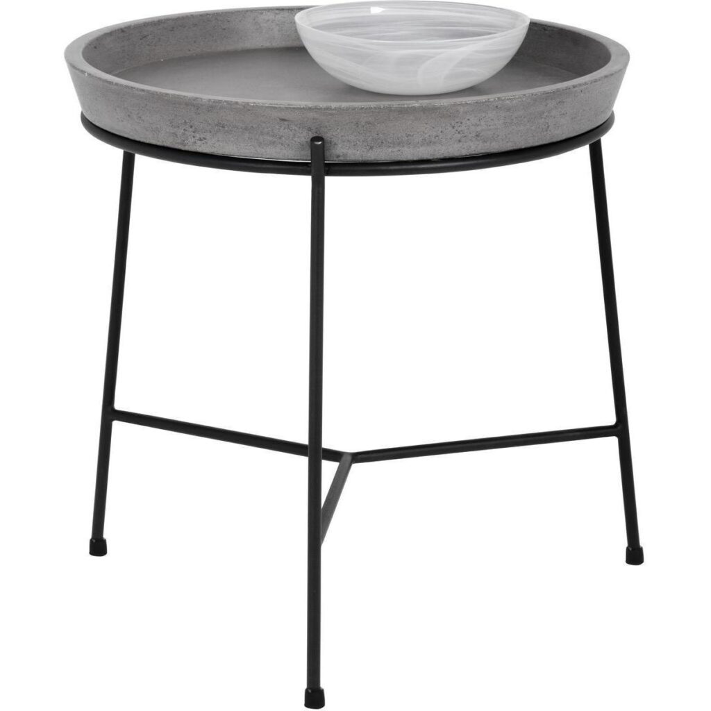 Remy End Table - Black - Grey