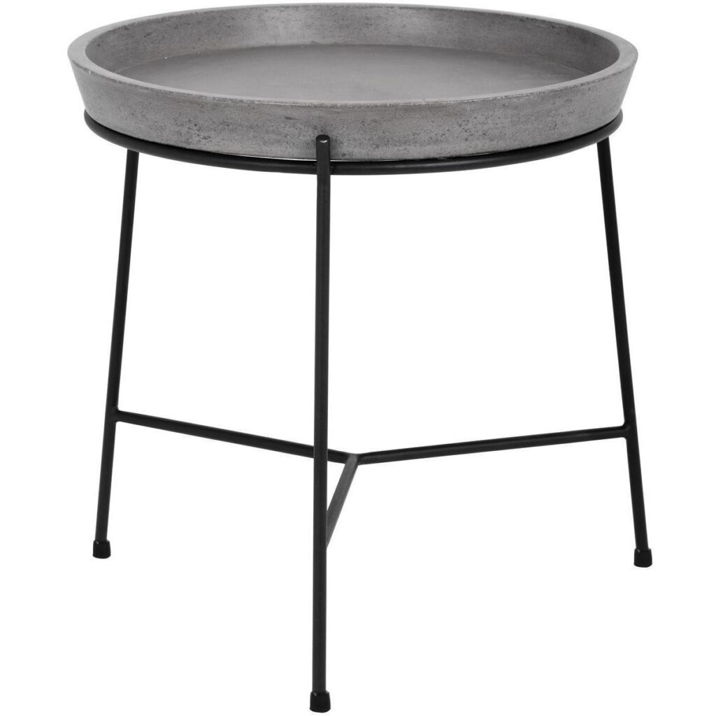 Remy End Table - Black - Grey - Image 2