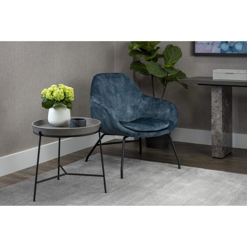 Remy End Table - Black - Grey - Image 3