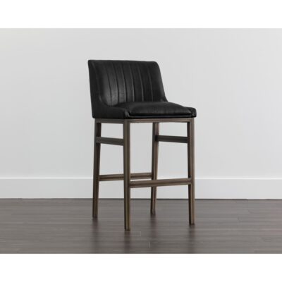 Halden Barstool - Vintage Black 101743 101743 HALDEN ARMLESS BARSTOOL BLACK 5