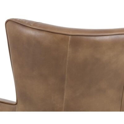 Luther Lounge Chair - Tobacco Tan 101966 101966 LUTHER OCCASIONAL CHAIR BROWN 8