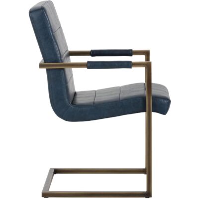 Jafar Dining Armchair - Vintage Blue 102021 102021 JAFAR ARMCHAIR BLUE 2