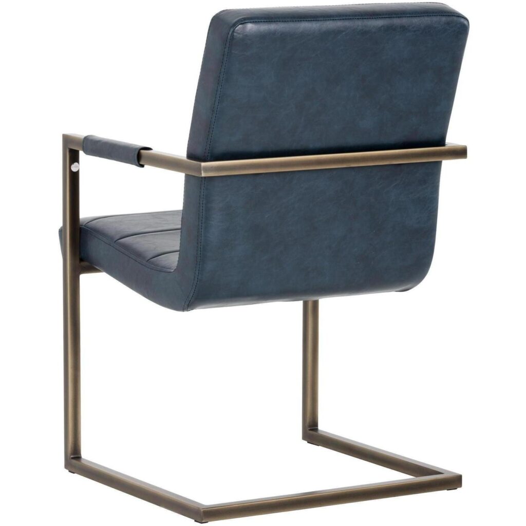 Jafar Dining Armchair - Vintage Blue - Image 3