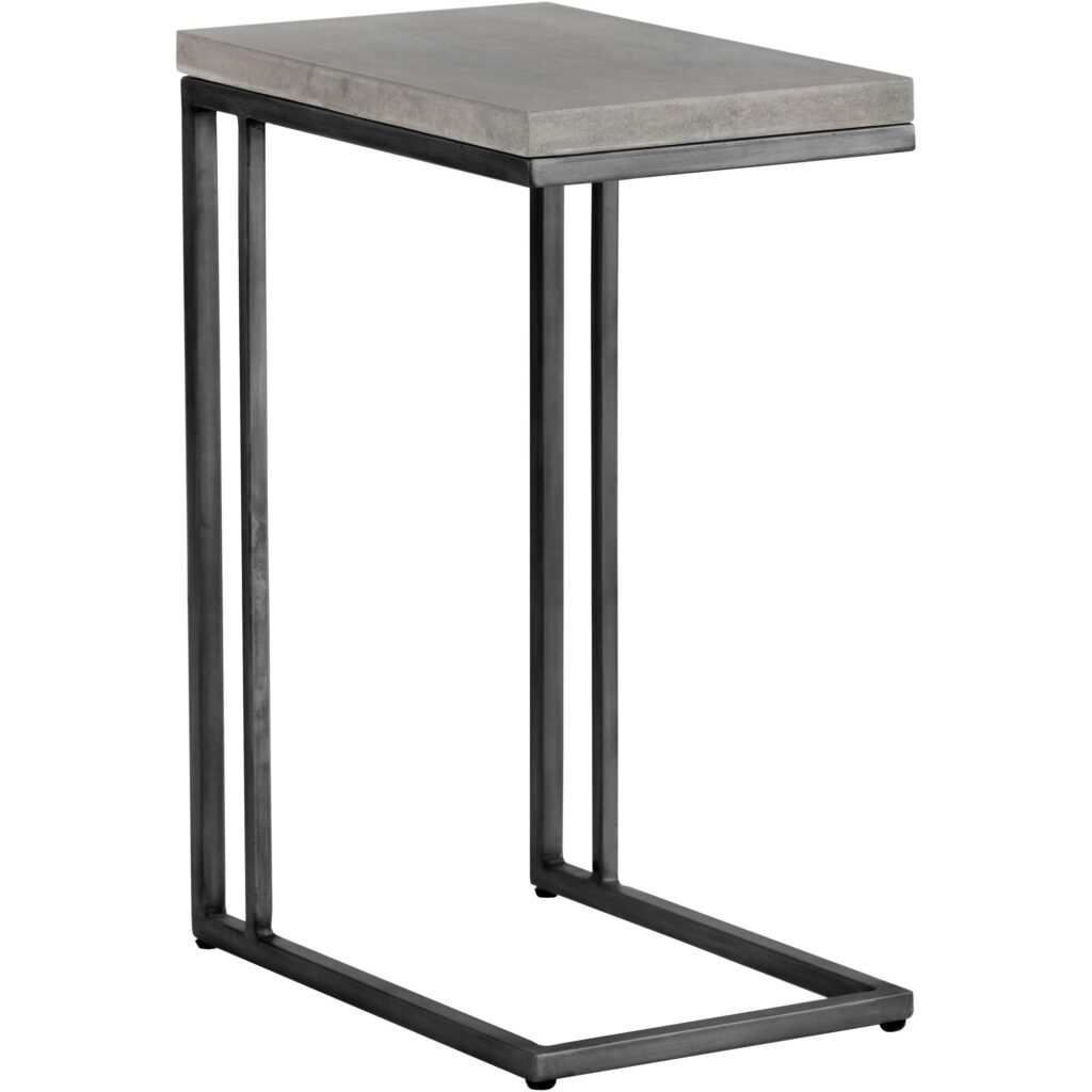 Sawyer End Table - Black - Grey - Image 2