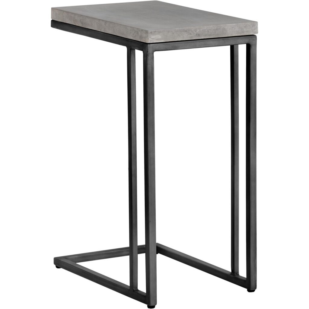 Sawyer End Table - Black - Grey - Image 3