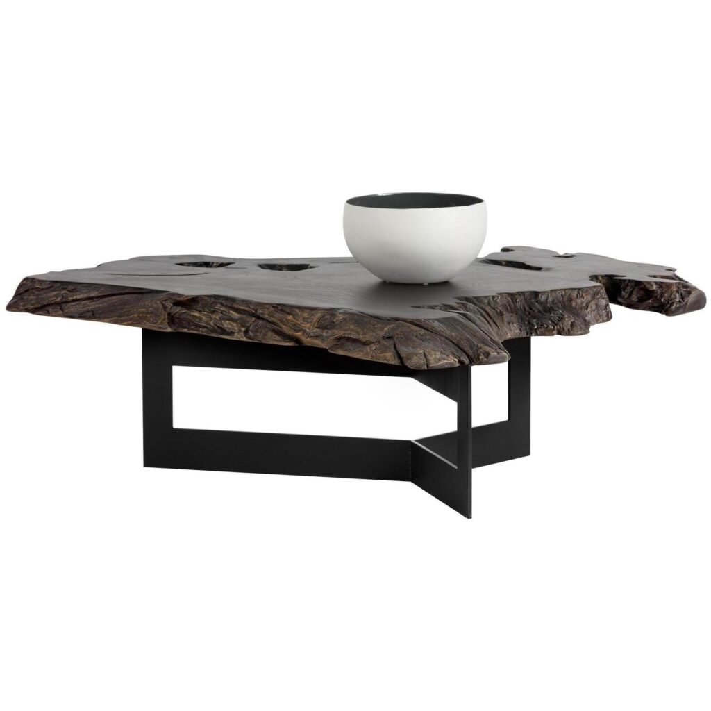 Wyatt Coffee Table - Black / Dark Brown