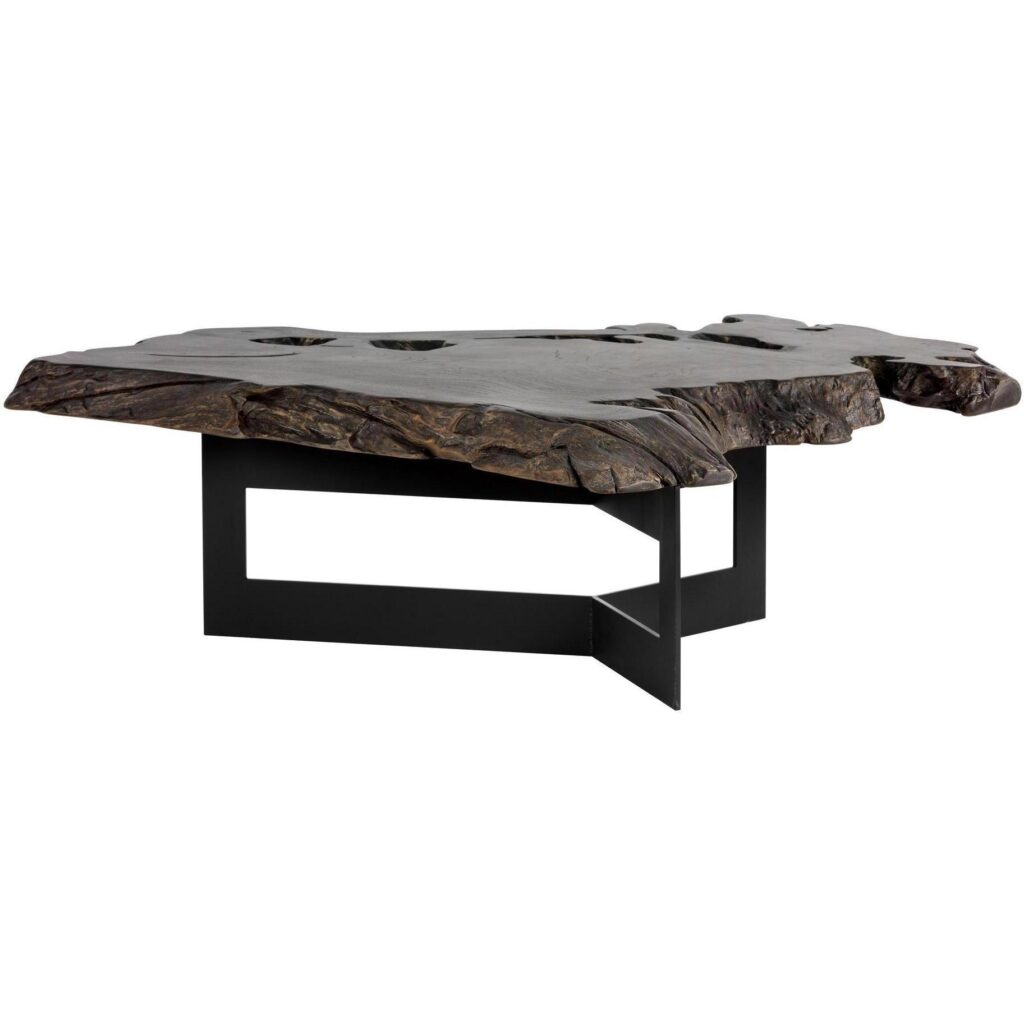 Wyatt Coffee Table - Black / Dark Brown - Image 2