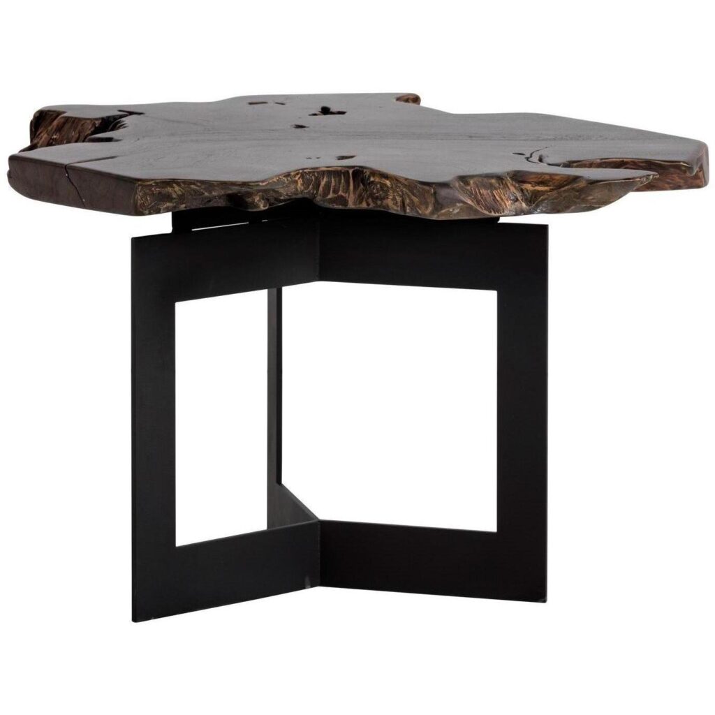 Wyatt End Table - Black / Dark Brown - Image 2