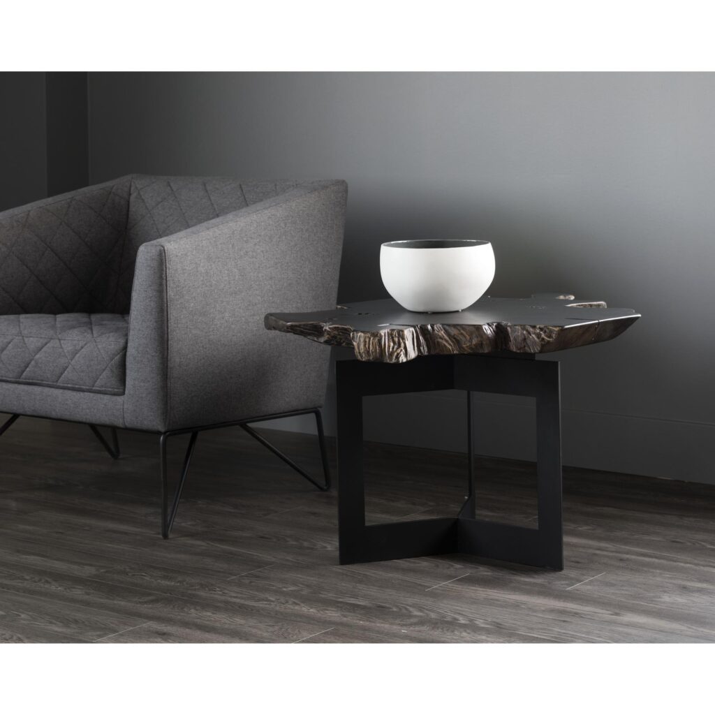 Wyatt End Table - Black / Dark Brown - Image 4