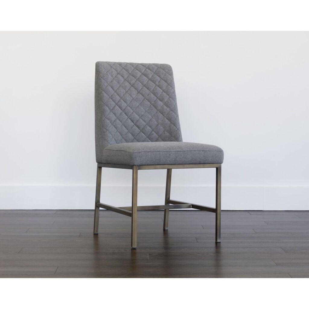 Leighland Dining Chair - Dark Grey - Image 4