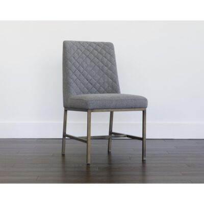 Leighland Dining Chair - Dark Grey 102249 102249 LEIGHLAND DINING CHAIR DARK GREY 5