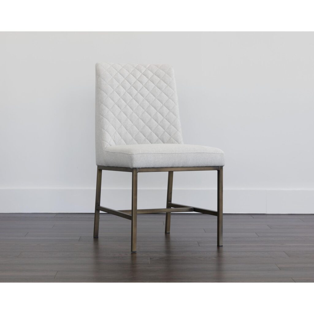 Leighland Dining Chair - Light Grey - Image 4