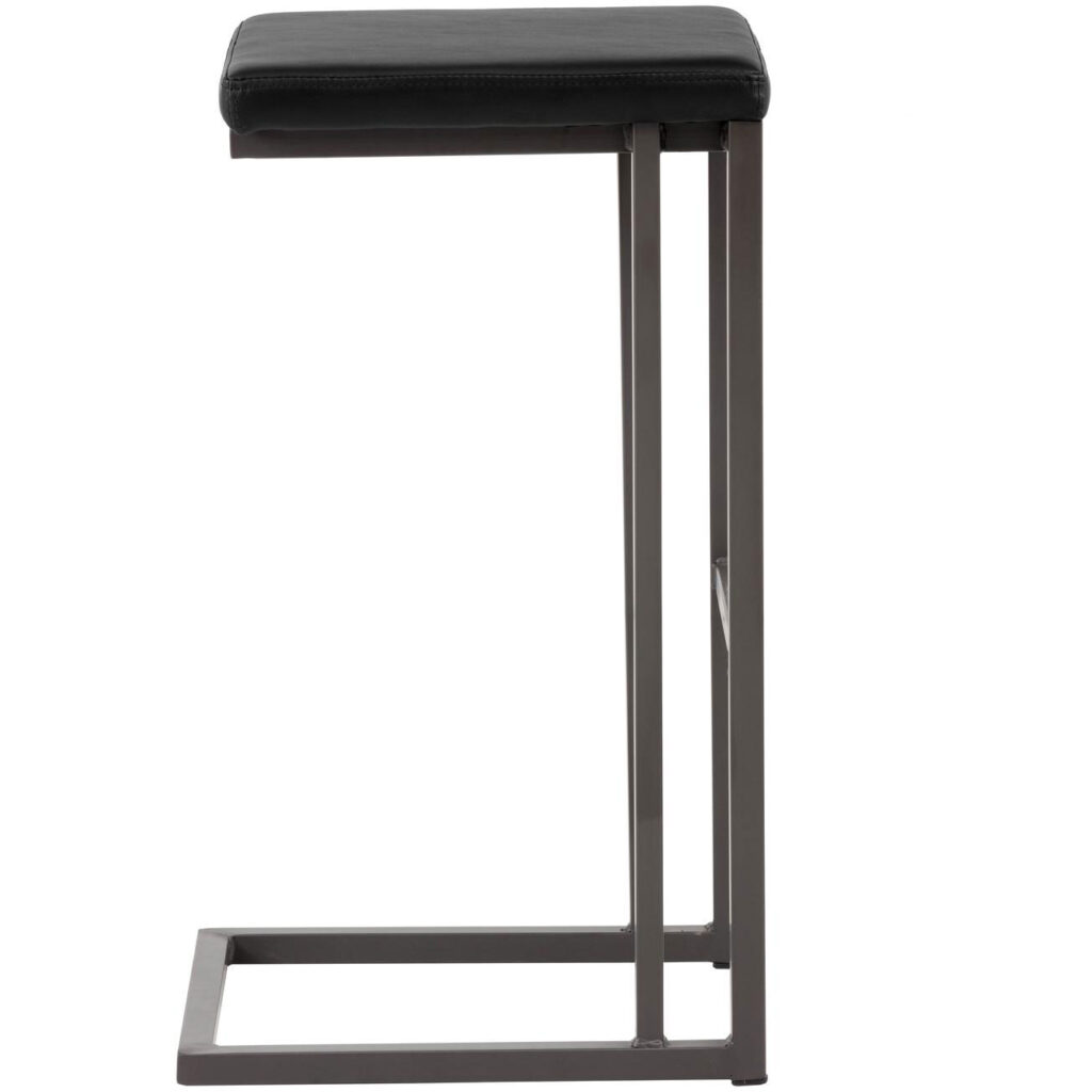 Boone Barstool - Grey - Onyx - Image 2