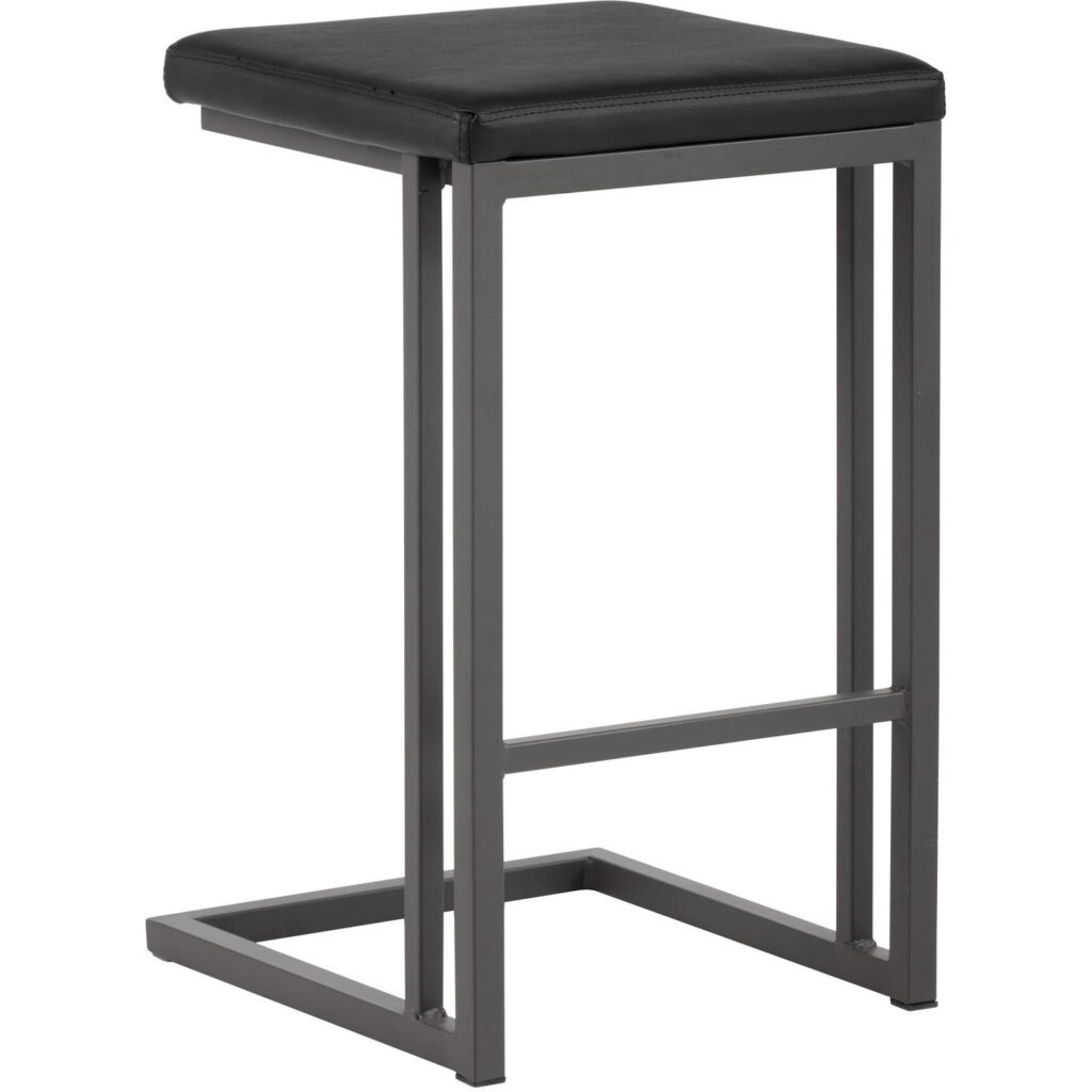 Boone Counter Stool - Grey - Onyx