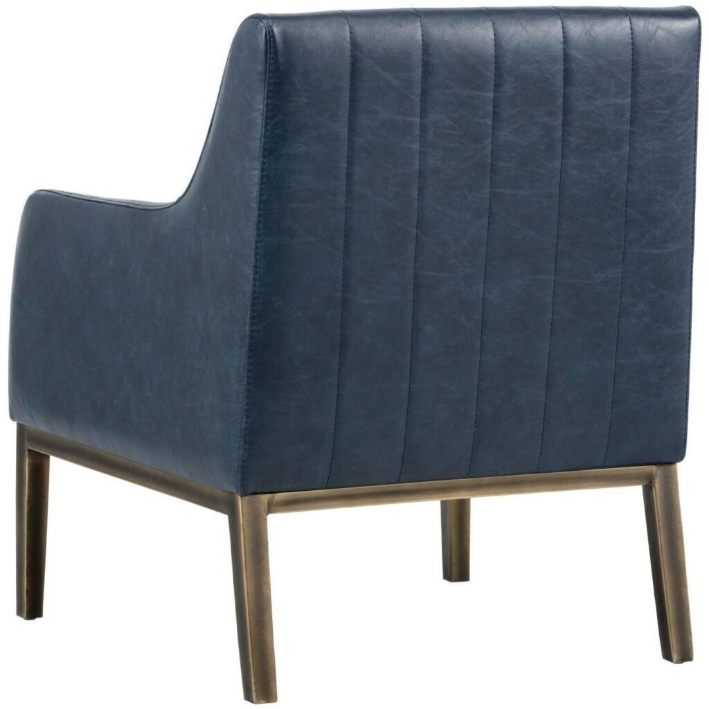 Wolfe Lounge Chair - Vintage Blue - Image 3