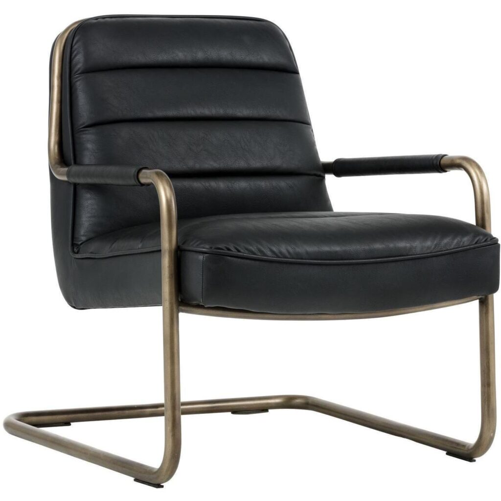 Lincoln Lounge Chair - Vintage Black