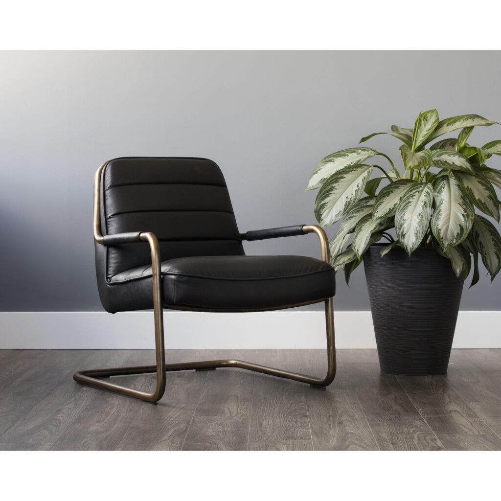 Lincoln Lounge Chair - Vintage Black - Image 4