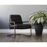 Lincoln Lounge Chair - Vintage Black 12 Lincoln Lounge Chair - Vintage Black 102583 102583 LINCOLN LOUNGE CHAIR BLACK 5