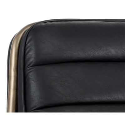 Lincoln Lounge Chair - Vintage Black 102583 102583 LINCOLN LOUNGE CHAIR BLACK 6