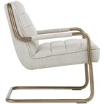Lincoln Lounge Chair - Beige Linen 8 Lincoln Lounge Chair - Beige Linen 102584 102584 LINCOLN LOUNGE CHAIR WHITE 2