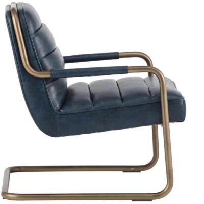 Lincoln Lounge Chair - Vintage Blue 102586 102586 LINCOLN LOUNGE CHAIR BLUE 2