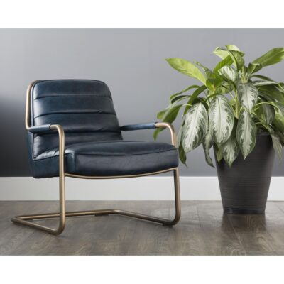 Lincoln Lounge Chair - Vintage Blue 102586 102586 LINCOLN LOUNGE CHAIR BLUE 5