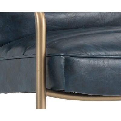 Lincoln Lounge Chair - Vintage Blue 102586 102586 LINCOLN LOUNGE CHAIR BLUE 6