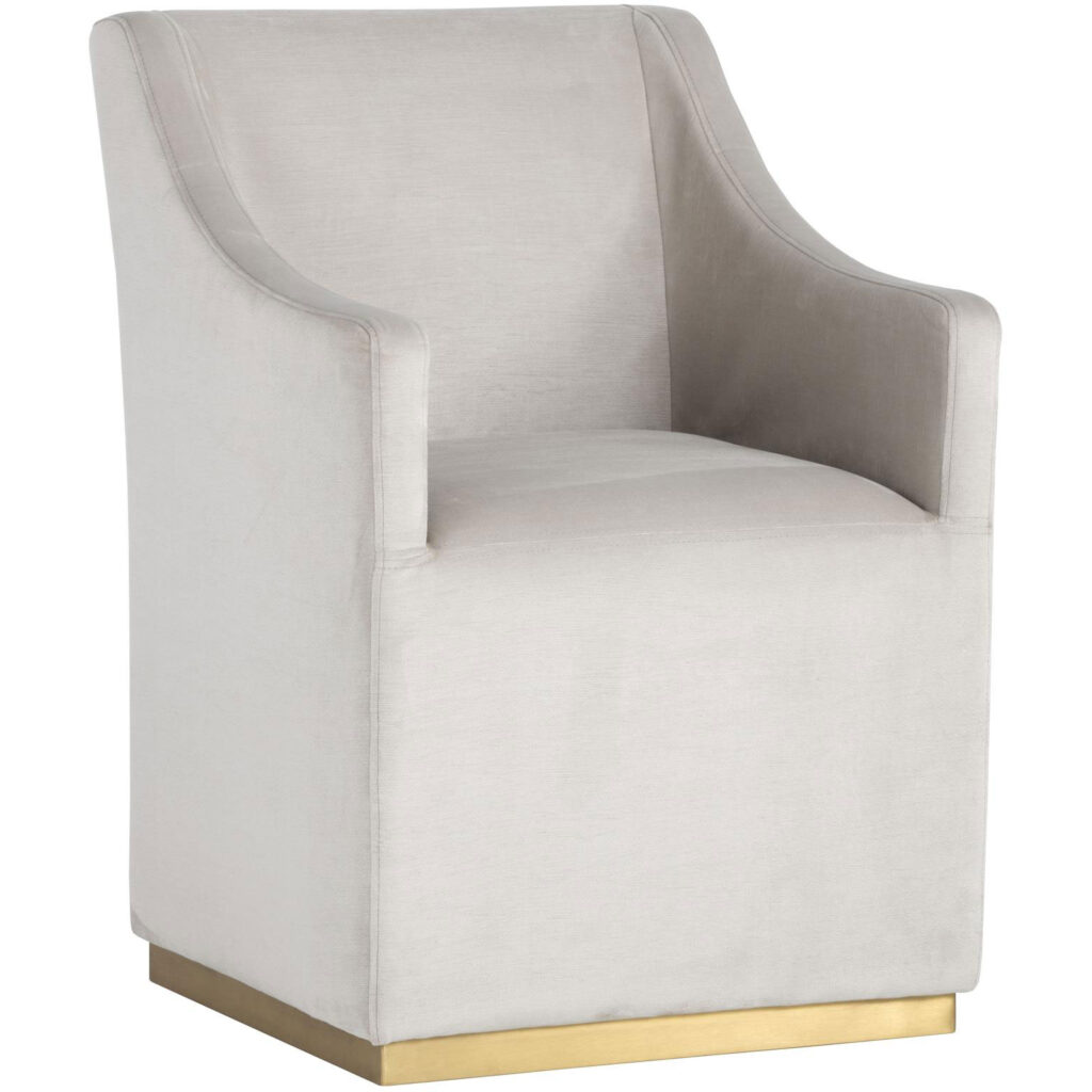 Zane Wheeled Lounge Chair - Piccolo Prosecco