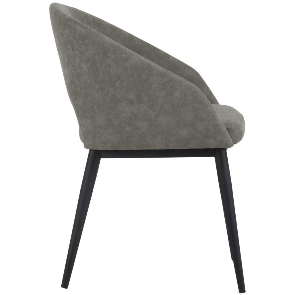 Thatcher Dining Armchair - Black - Antique Grey - Image 9