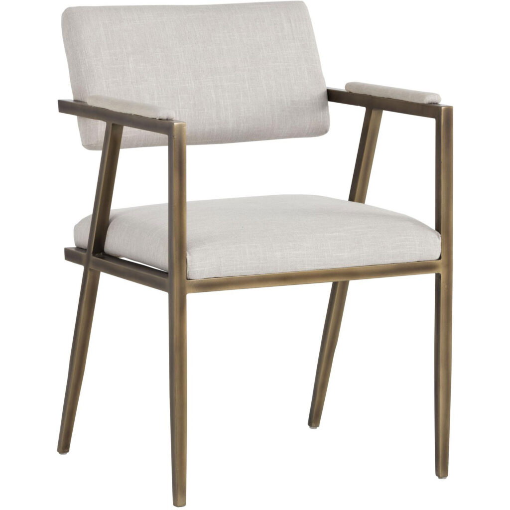 Ventouz Dining Armchair - Beige Linen