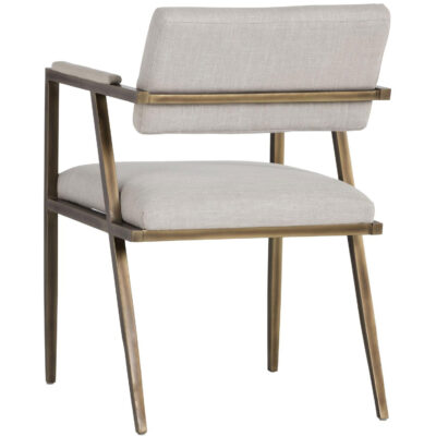 Ventouz Dining Armchair - Beige Linen 102778 102778 VENTOUZ ARMCHAIR 3