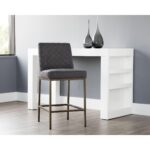 Leighland Counter Stool - Dark Grey 7 Leighland Counter Stool - Dark Grey 102821 102821 LEIGHLAND COUNTER STOOL DARK GREY 5