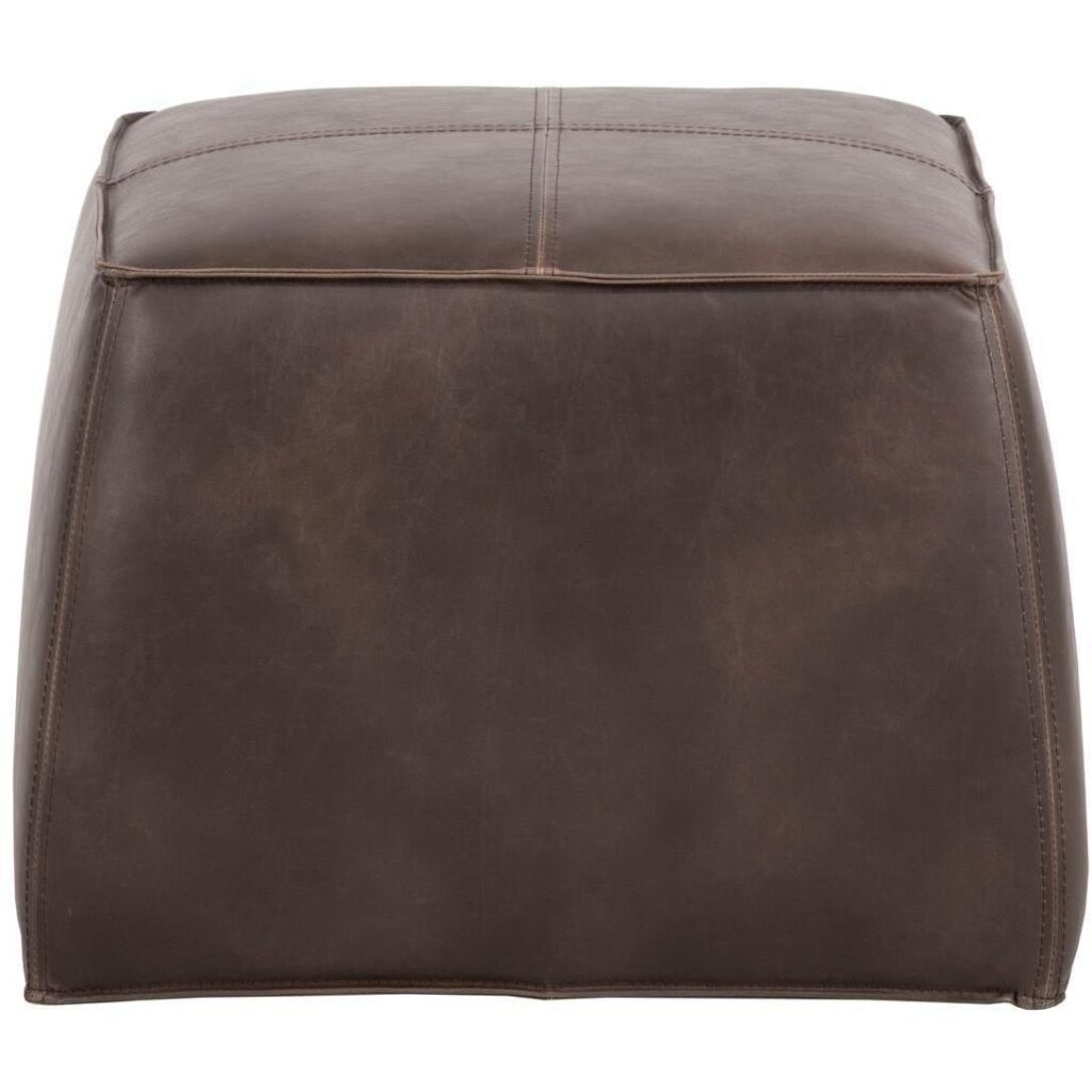 Aspen Ottoman - Havana Dark Brown - Image 3