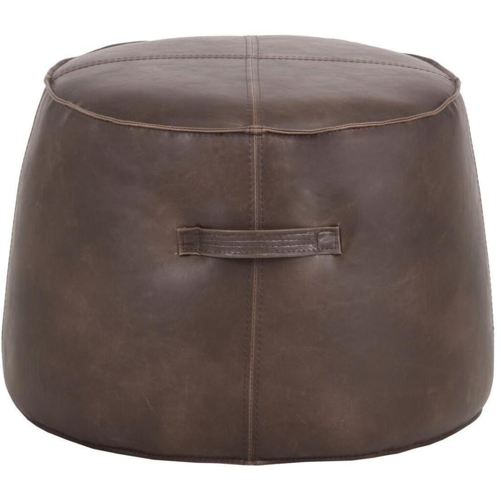 Mitchell Ottoman - Havana Dark Brown