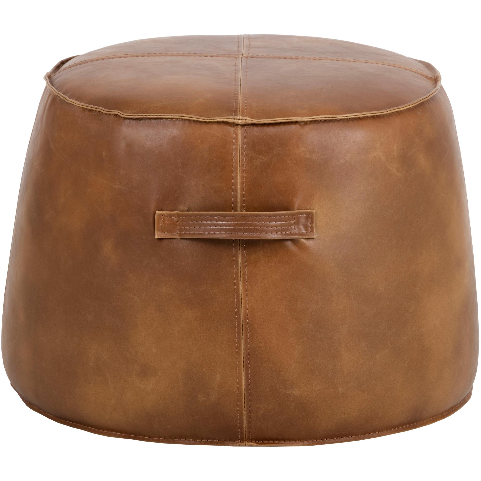 Mitchell Ottoman - Tobacco Tan 1 Mitchell Ottoman - Tobacco Tan