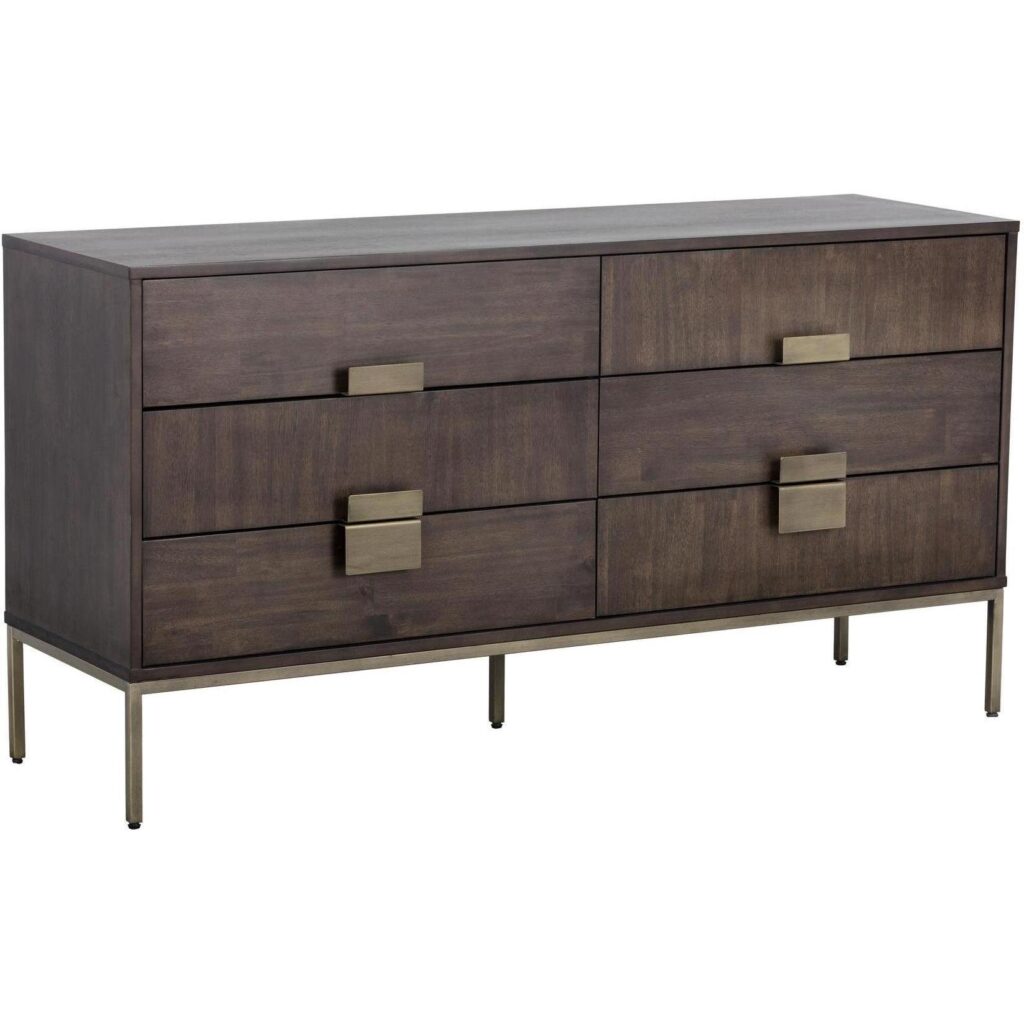 Jade Dresser - Antique Brass - Dark Mango - Image 2