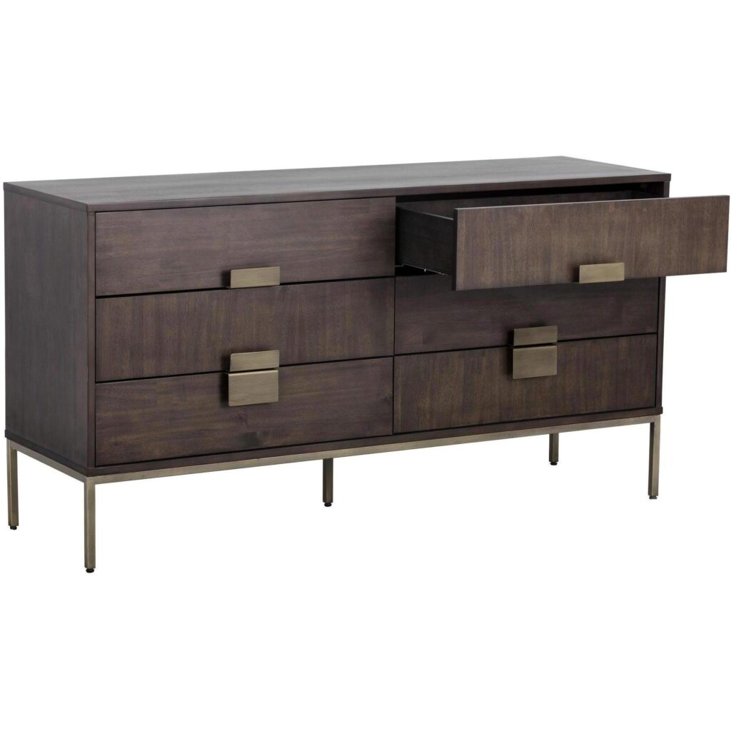 Jade Dresser - Antique Brass - Dark Mango - Image 3