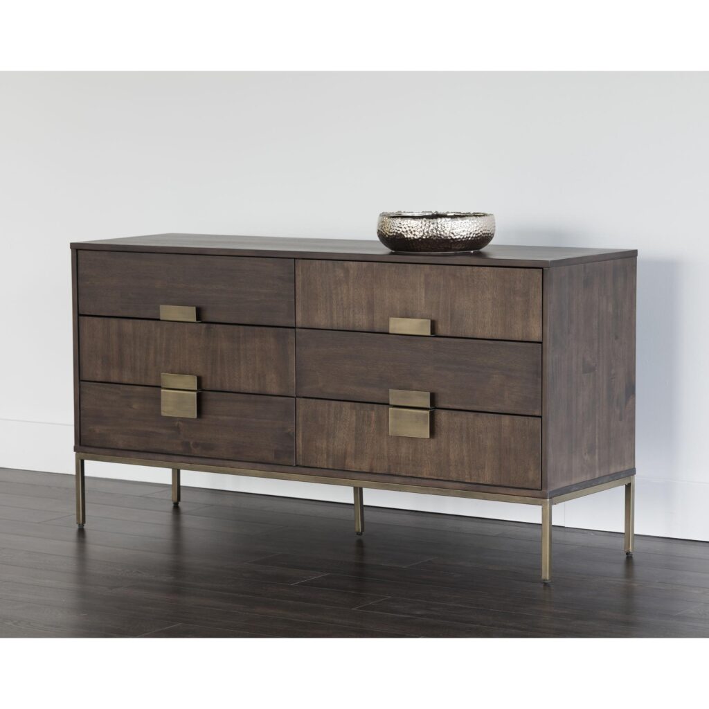 Jade Dresser - Antique Brass - Dark Mango - Image 4