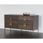 Jade Dresser - Antique Brass - Dark Mango 10 Jade Dresser - Antique Brass - Dark Mango 102924 102924 JADE DRESSER 5