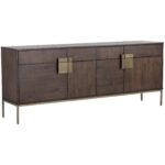 Jade Sideboard - Antique Brass - Dark Mango 9 Jade Sideboard - Antique Brass - Dark Mango 102927 102927 JADE SIDEBOARD 1