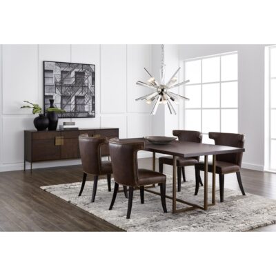 Jade Dining Table - Antique Brass - Dark Mango - 79" 102928 102928 JADE DINING TABLE 10