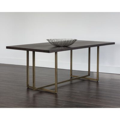 Jade Dining Table - Antique Brass - Dark Mango - 79" 102928 102928 JADE DINING TABLE 5