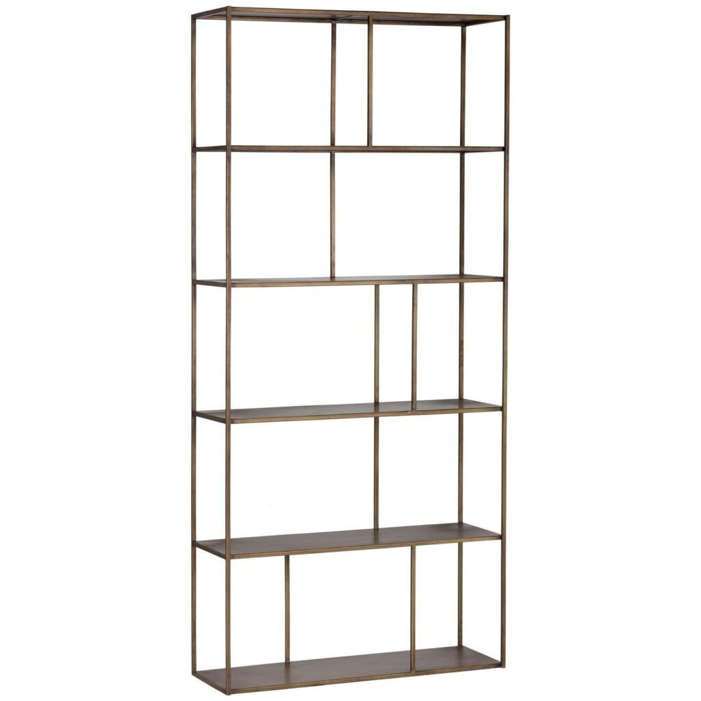 Eiffel Bookcase - Large - Antique Brass - Image 2