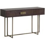 Jade Console Table - Antique Brass - Dark Mango 7 Jade Console Table - Antique Brass - Dark Mango 102984 102984 JADE CONSOLE TABLE 1